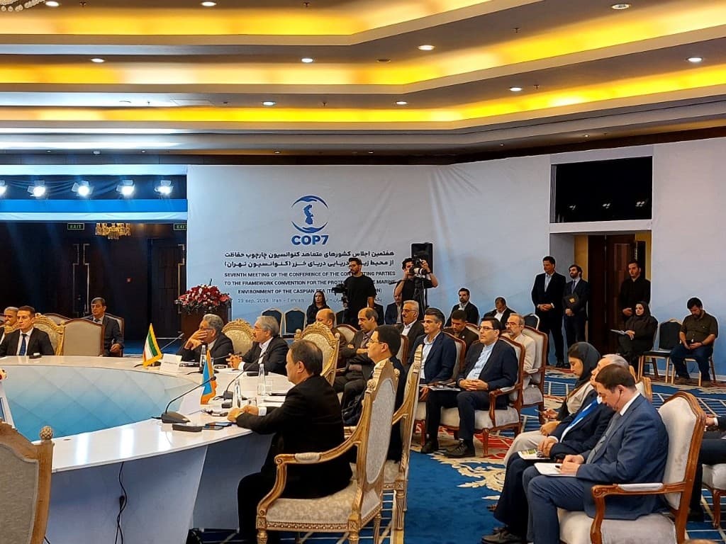 نمایندگان کشورهای متعاهد در اجلاس کاپ ۷، ۲۳ سپتامبر ۲۰۲۶، تهران